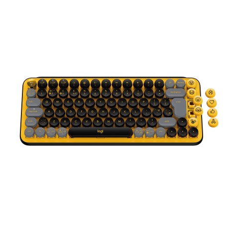 POP Keys Wireless Mechanical Keyboard With Emoji Keys - BLAST_YELLOW - FRA - CENTRAL-419