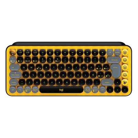 POP Keys Wireless Mechanical Keyboard With Emoji Keys - BLAST_YELLOW - ESP - MEDITER-412