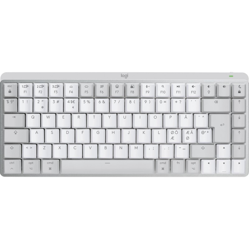 Logitech MX Mechanical Mini for Mac Minimalist Wireless Illuminated Keyboard - PALE GREY PAN EMEA28