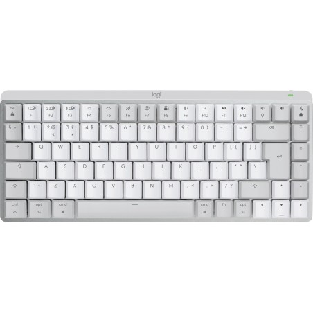 Logitech MX Mechanical Mini for Mac Minimalist Wireless Illuminated Keyboard - PALE GREY UK EMEA28