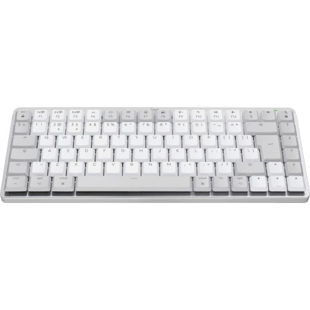 Logitech MX Mechanical Mini for Mac Minimalist Wireless Illuminated Keyboard - PALE GREY UK EMEA28