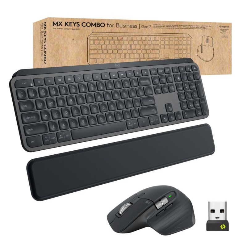 MX KEYS COMBO for BusinessGen2 - GRAPHITE - FRA - CENTRAL-419