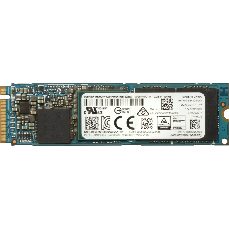 HP ZTrboDrv QuadPro 512GB TLC SSD module