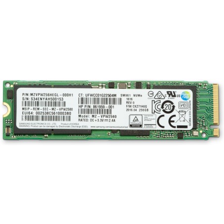 HP ZTrboDrv 256GB SED Z4 6 G4 TLC SSDKit