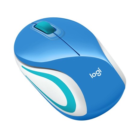 Logitech® Wireless Mini Mouse M187 - BLUE - EMEA-808