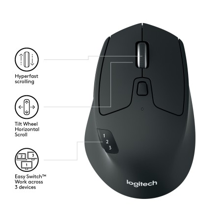 Logitech® M720 Triathlon Mouse - N A - EMEA28i-935