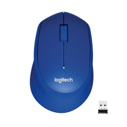 Logitech M330 SILENT PLUS Wireless Mouse - BLUE - EMEA28i-935