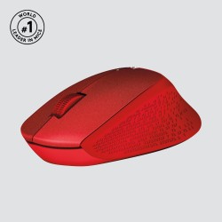 Logitech M330 SILENT PLUS Wireless Mouse - RED - EMEA28i-935