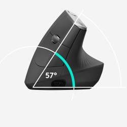 Logitech MX Vertical Advanced Ergonomic mouse - GRAPHITE - EMEA28-935