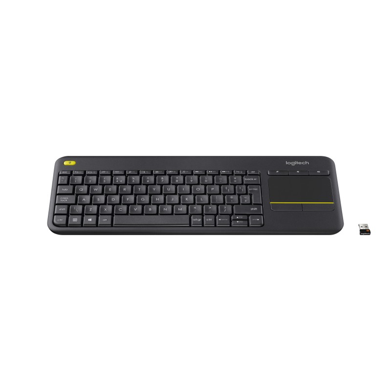 Logitech® Wireless Touch Keyboard K400 Plus - DARK - FRA - CENTRAL-419