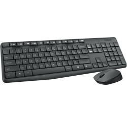 MK235 Wireless Keyboard and Mouse Combo - GREY - PTG - MEDITER-412