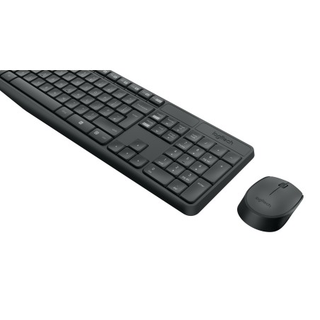 MK235 Wireless Keyboard and Mouse Combo - GREY - ESP - MEDITER-412