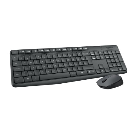 MK235 Wireless Keyboard and Mouse Combo - GREY - US INT'L - INTNL-973