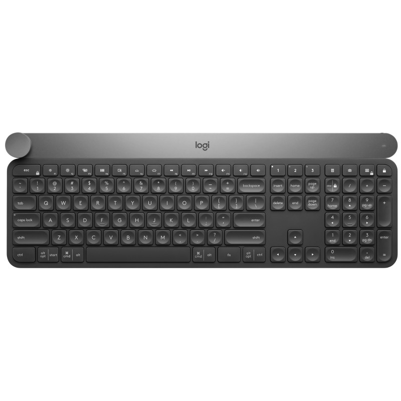 Logitech Craft Advanced keyboard with creative input dial - N A - UK - INTNL-973