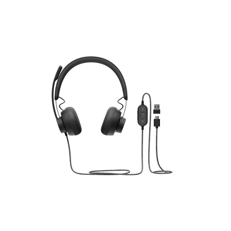 Logitech Zone Wired headset Teams - GRAPHITE - EMEA-914