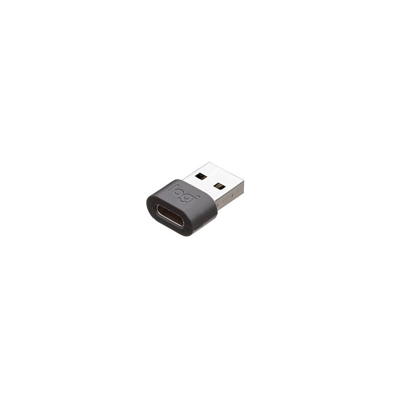 Logitech Zone Wired USB-C to A Adapter - GRAPHITE - WW-9004