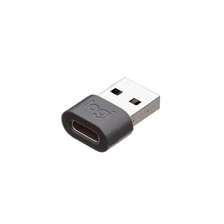 Logitech Zone Wired USB-C to A Adapter - GRAPHITE - WW-9004