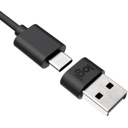 Logitech Zone Wired USB-C to A Adapter - GRAPHITE - WW-9004