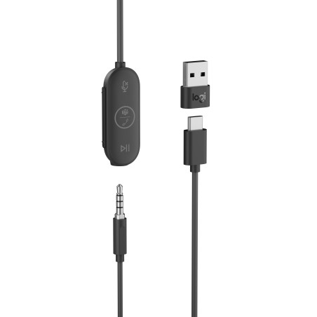 Logi Zone Wired Earbuds Teams - GRAPHITE - EMEA-914