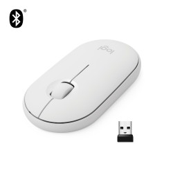 Logitech Pebble M350 Wireless Mouse - OFF-WHITE - EMEA-808