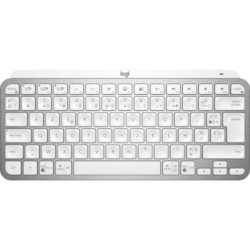 MX Keys Mini Minimalist Wireless Illuminated Keyboard - PALE GREY - FRA - CENTRAL-419