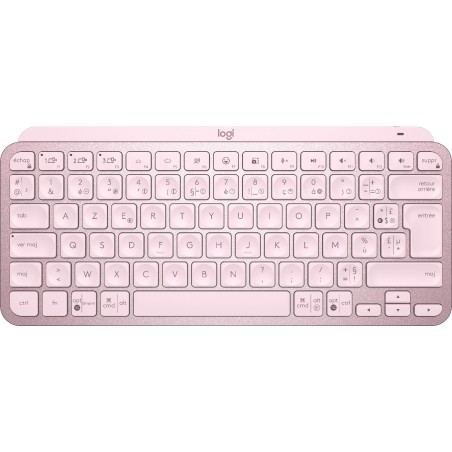 MX Keys Mini Minimalist Wireless Illuminated Keyboard - ROSE - FRA - CENTRAL-419