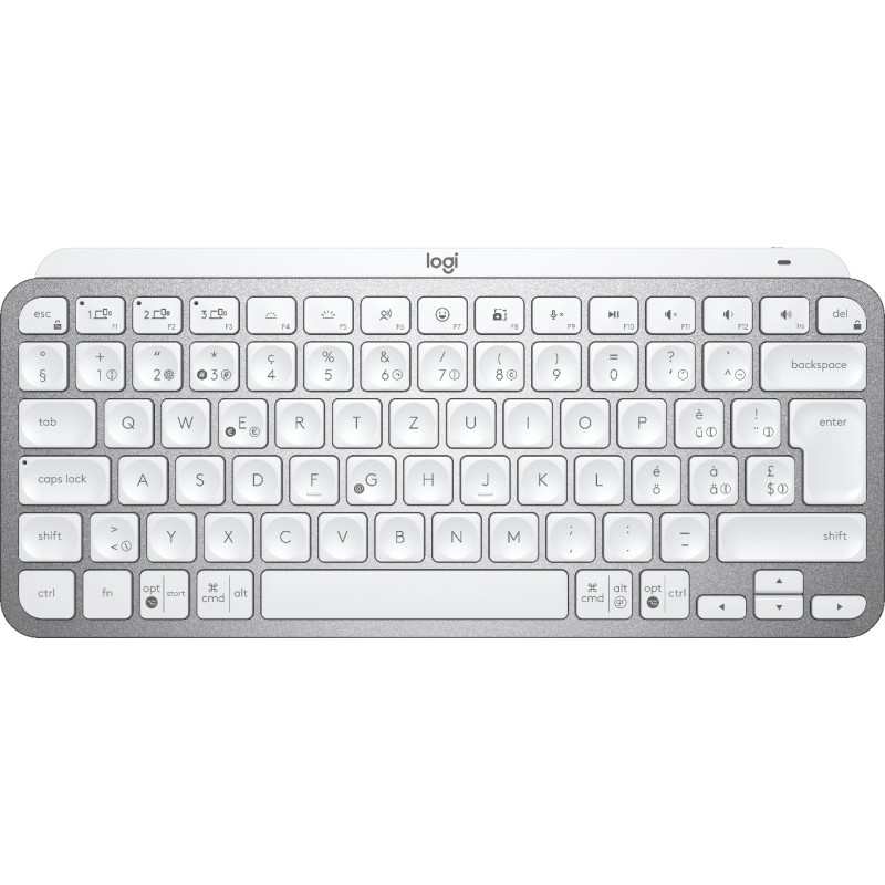 MX Keys Mini Minimalist Wireless Illuminated Keyboard - PALE GREY - CH - CENTRAL-419