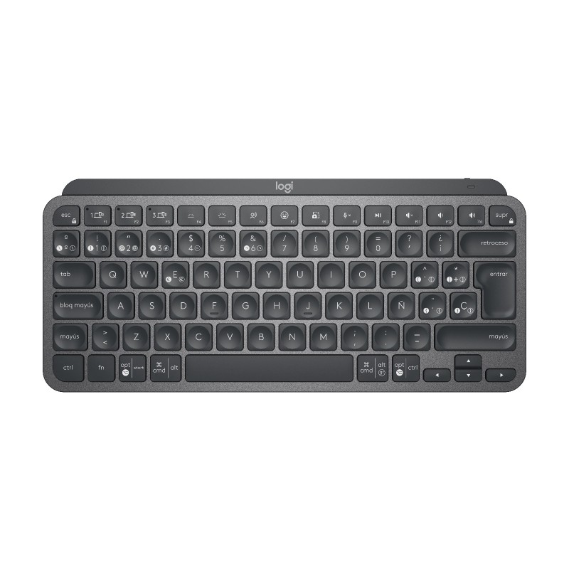 MX Keys Mini Minimalist Wireless Illuminated Keyboard - GRAPHITE - ESP - MEDITER-412