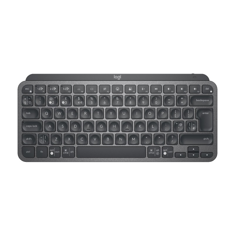 MX Keys Mini Minimalist Wireless Illuminated Keyboard - GRAPHITE - UK - INTNL-973