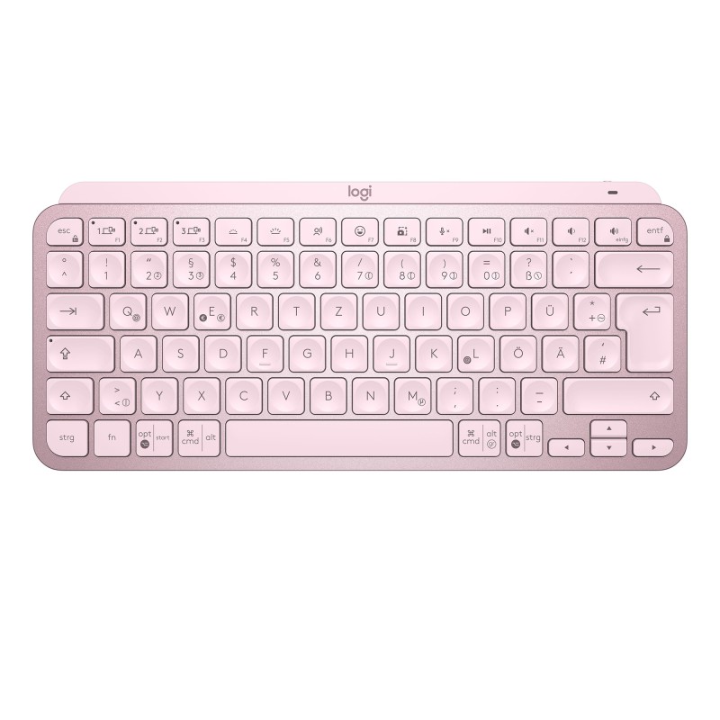 MX Keys Mini Minimalist Wireless Illuminated Keyboard - ROSE - US INT'L - INTNL-973