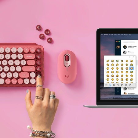 POP Keys Wireless Mechanical Keyboard With Emoji Keys - HEARTBREAKER_ROSE - US INT'L - INTNL-973