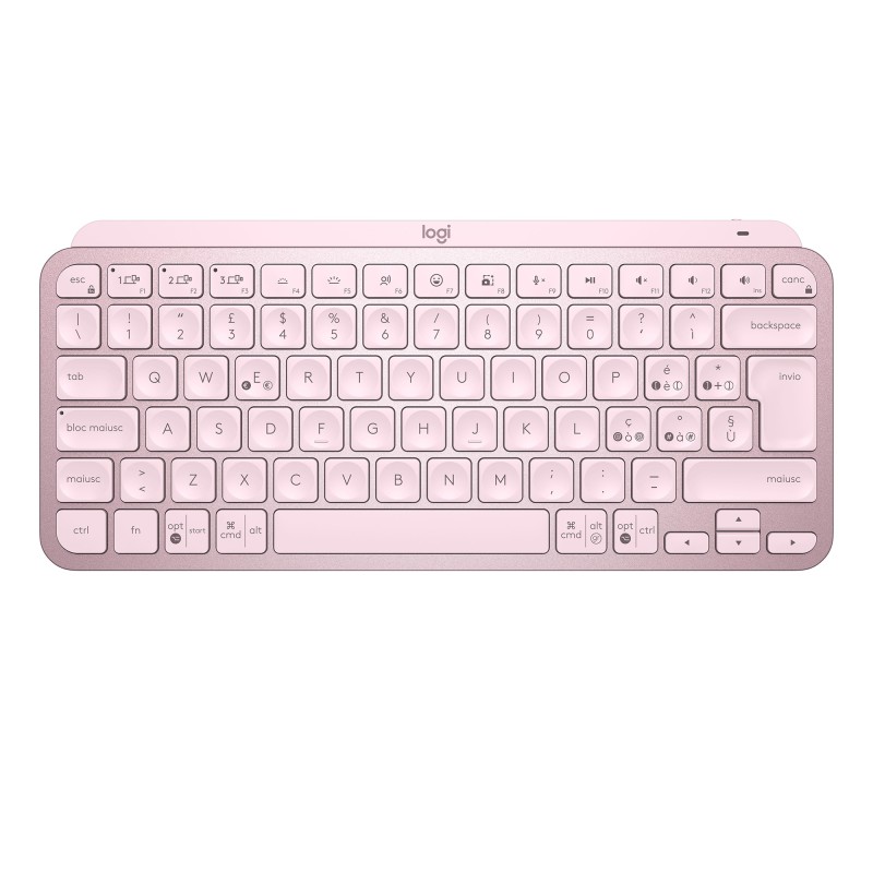 MX Keys Mini Minimalist Wireless Illuminated Keyboard - ROSE - ITA - MEDITER-412