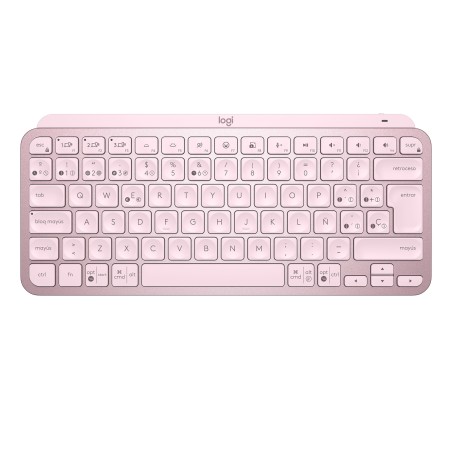 MX Keys Mini Minimalist Wireless Illuminated Keyboard - ROSE - ESP - MEDITER-412