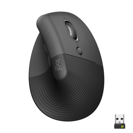 Logitech Lift Vertical Ergonomic Mouse - GRAPHITE   BLACK - EMEA28-935