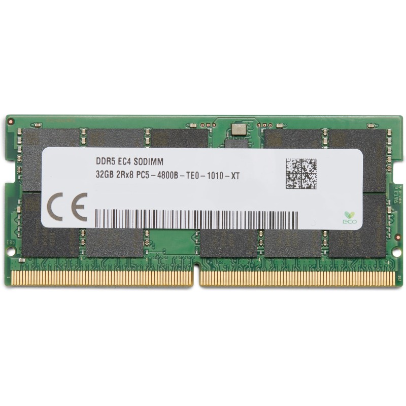 HP 32GB DDR5 (1x32GB) 4800 SODIMM ECC Memory-EURO