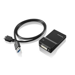 Lenovo USB 30 to DVI VGA Monitor Adapter