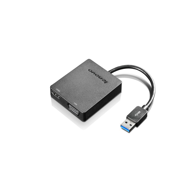 Lenovo Universal USB 30 to VGA HDMI Adapter 