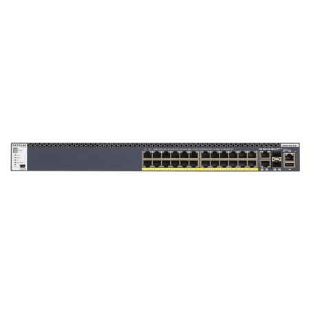 NETGEAR M4300-28G-PoE+ (550W PSU) Stackable Managed Switch with 24x1G PoE+ and 4x10G including 2x10G