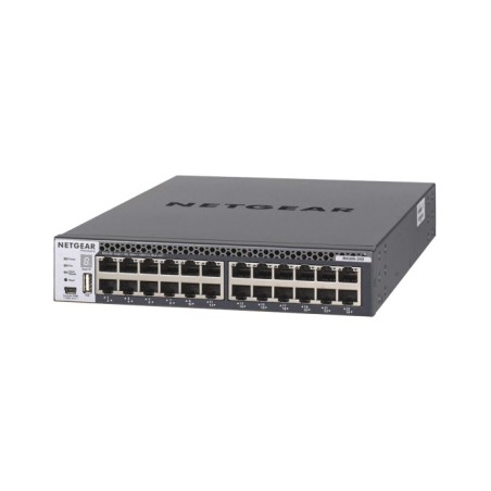 NETGEAR ProSAFE® M4300-24X Apilable L3 Managed Switch con 24-port 10GBASE-T y 4-port shared 10GBASE-