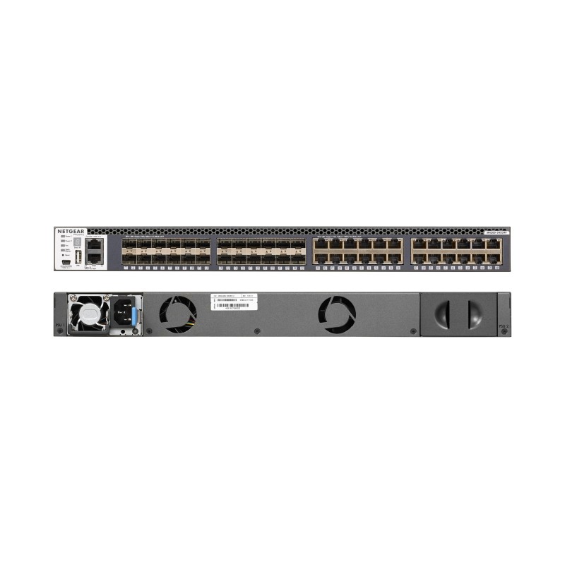 NETGEAR M4300-24X24F Stackable Managed Switch with 48x10G including 24x10GBASE-T  and 24xSFP+ Layer 