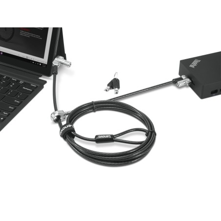 Kensington NanoSaver Twin Head MasterKey Cable Lock from Lenovo