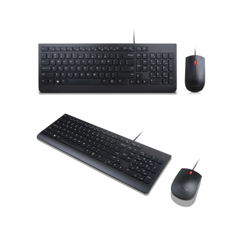 Lenovo Essential Wired Keyboard and Mouse Combo - Arabic (253)