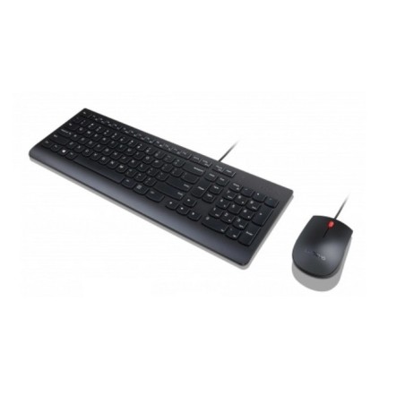 Lenovo Essential Wired Keyboard and Mouse Combo - Belgian  UK 