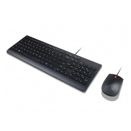 Lenovo Essential Wired Keyboard and Mouse Combo - German 