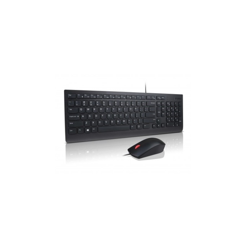 Lenovo Essential Wired Keyboard and Mouse Combo Swiss French German