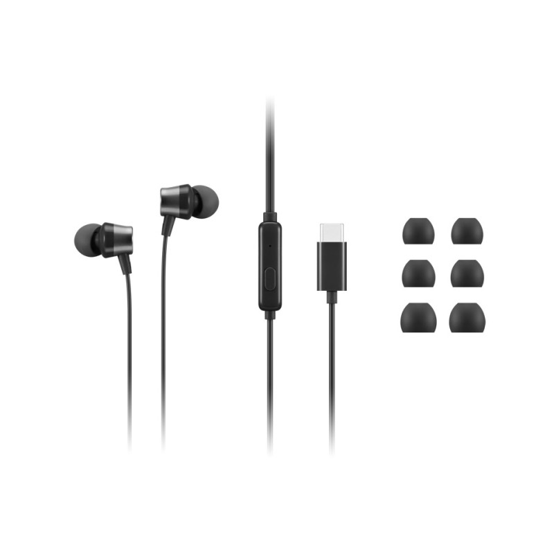 Lenovo USB-C Wired In-Ear Headphones (with inline control)