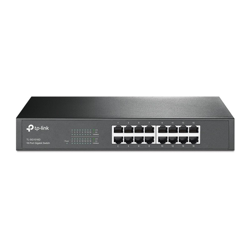 Switch de 16 puertos Gigabit para escritorio   montaje en rack