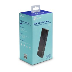 Hub USB 30 de 7 puertos  Diseño de escritorio  adaptador de corriente a 12V 2 5A incluido