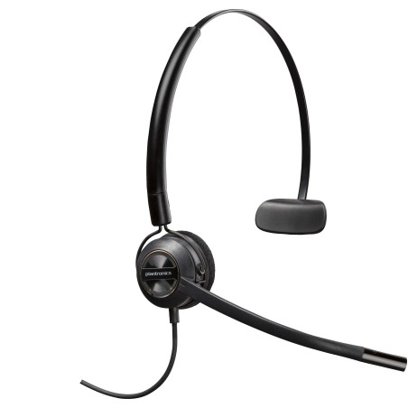 Poly EncorePro 540 Convertible Headset +Quick Disconnect EMEA - INTL English Loc A1Euro plug