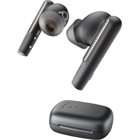 Poly Voyager Free 60 UC Carbon Black Earbuds +BT700 USB-A Adapter +Basic Charge Case